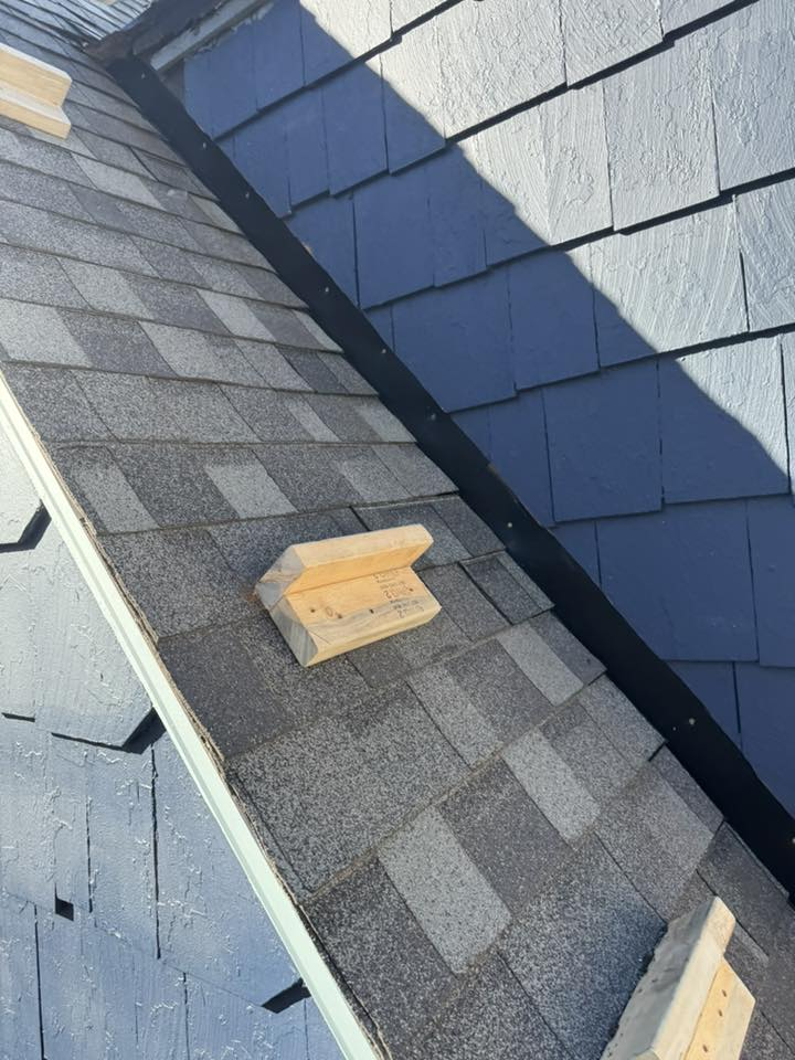 Premium white siding installation